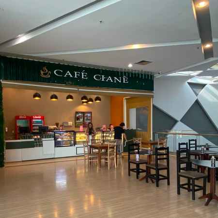Logo da loja café cianê