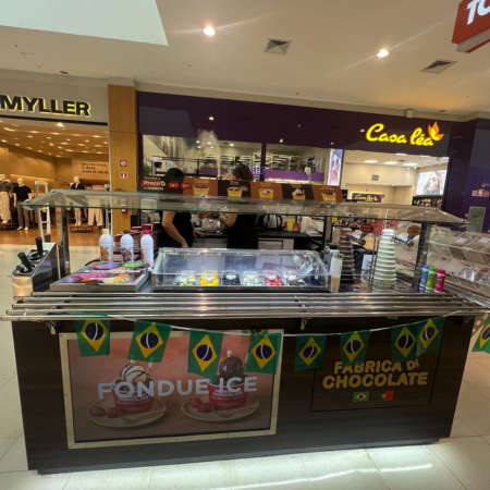 Logo da loja fábrica di chocolate.