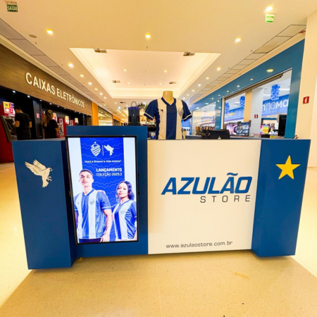 Logo da loja azulão store - csa