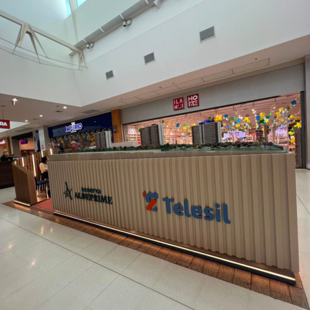 Logo da loja construtora telesil