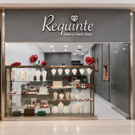 Logo da loja requinte joias