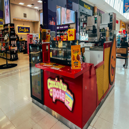 Logo da loja coxinha no pote