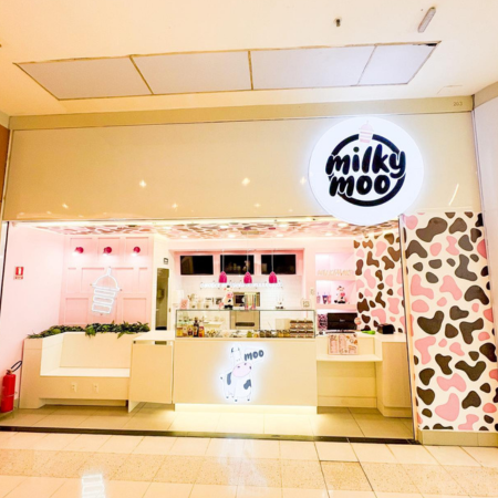 Logo da loja milky moo