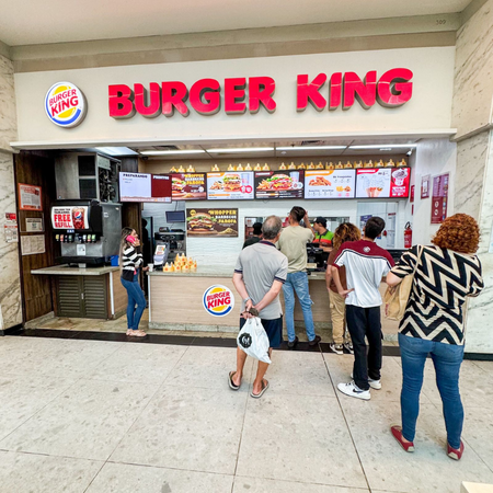 Logo da loja burger king