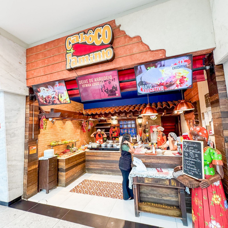 Logo da loja caboco faminto