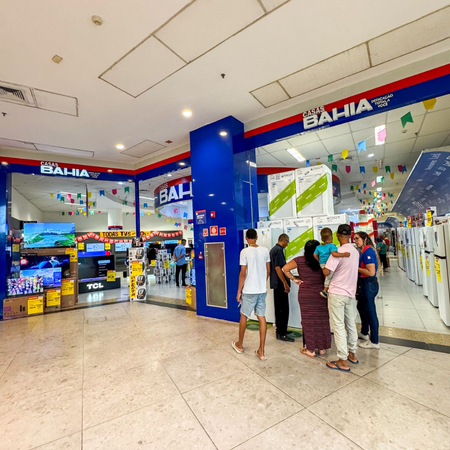 Logo da loja casas bahia