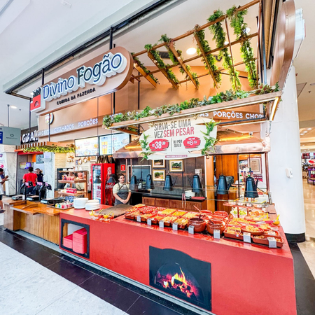 Logo da loja divino fogão