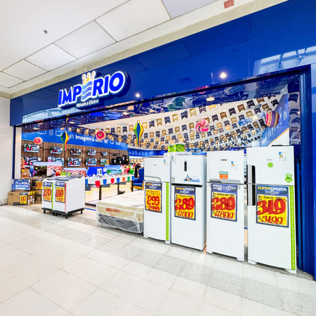 Logo da loja império móveis e eletro