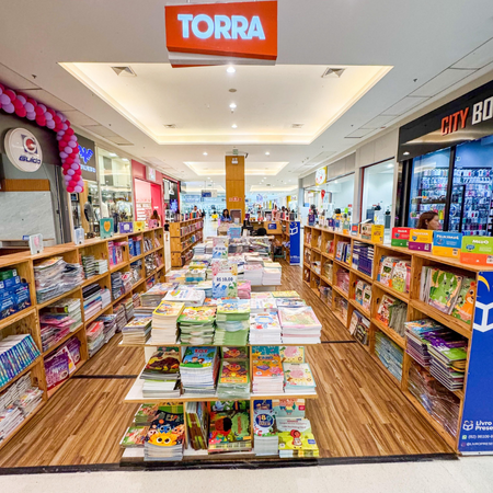 Logo da loja feira livro presente