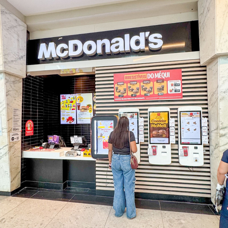 Logo da loja mc donald´s