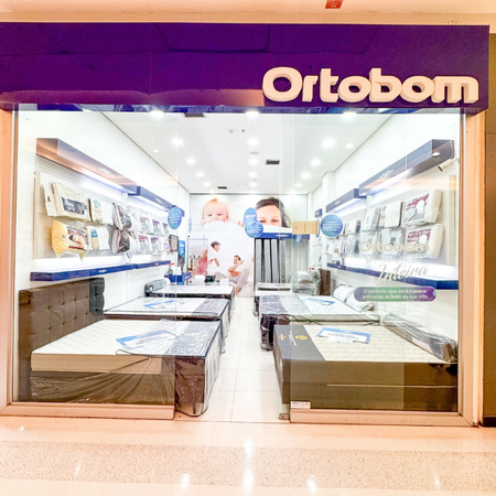 Logo da loja colchões ortobom