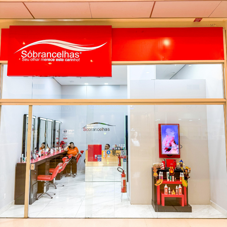 Logo da loja sóbrancelhas design