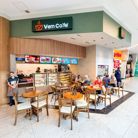 Logo da loja vem ca´fé