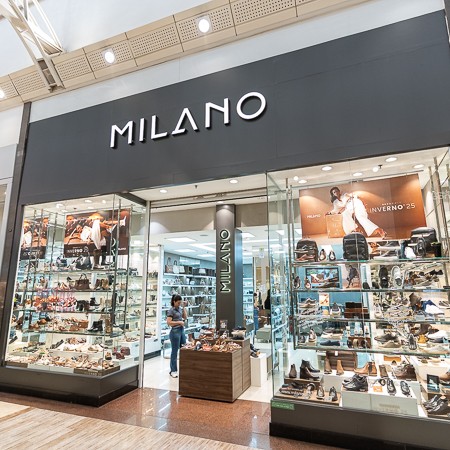Logo da loja calcados milano