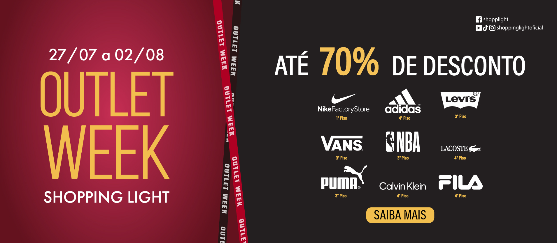 OUTLET WEEK- SHOPPING LIGHT