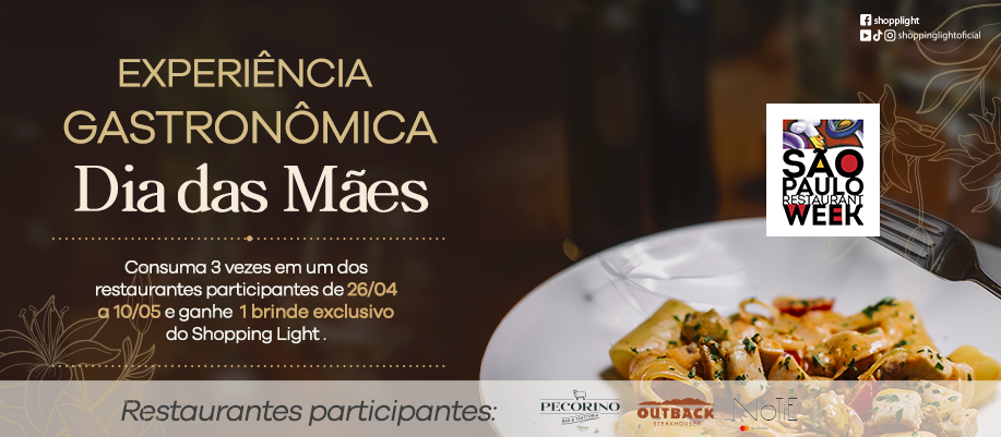 Experiência Gastronômica | Dia das Mães 