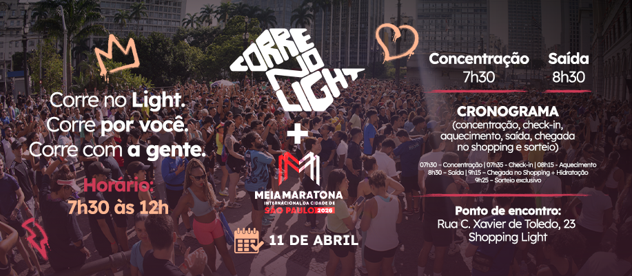 Corre no Light + Meia Maratona