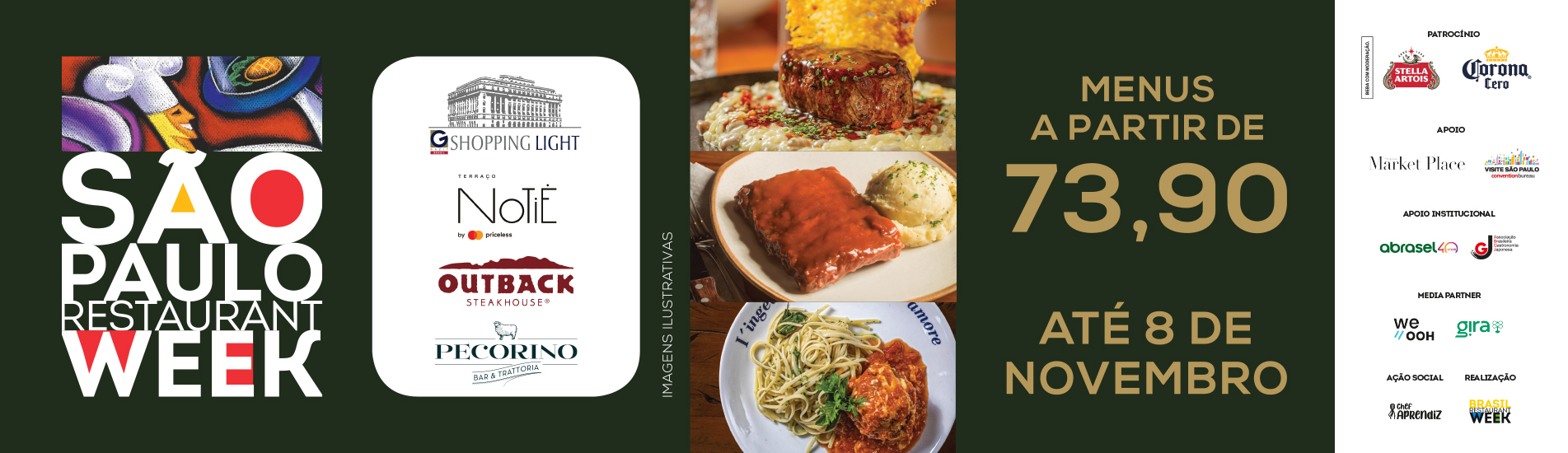 SÃO PAULO RESTAURANTE WEEK NO SHOPPING LIGHT
