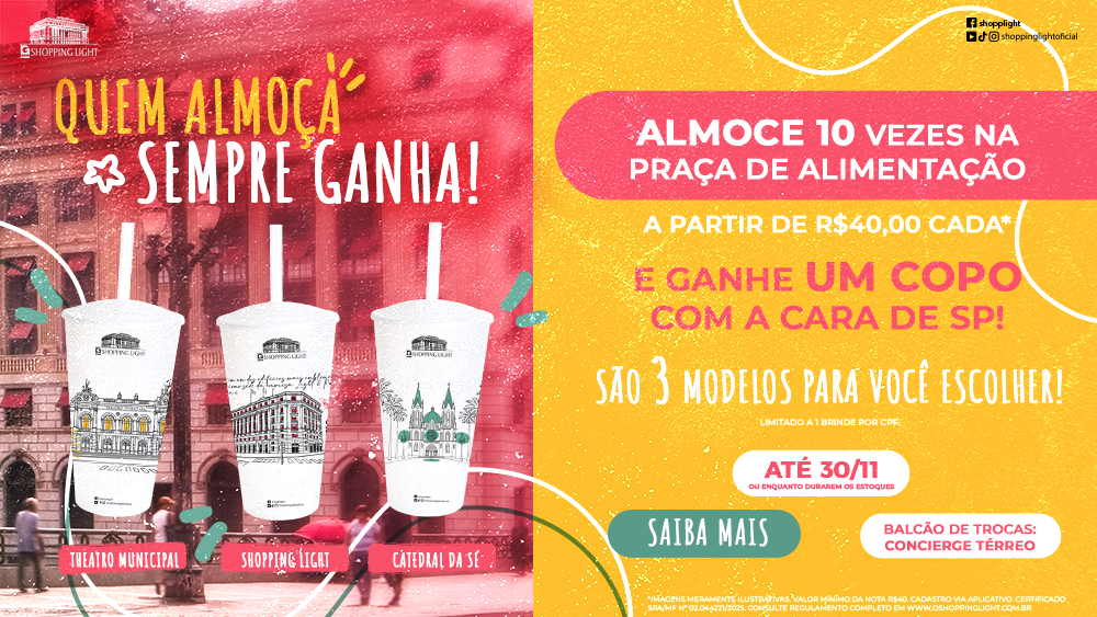 Desconto Praça de alimentação 