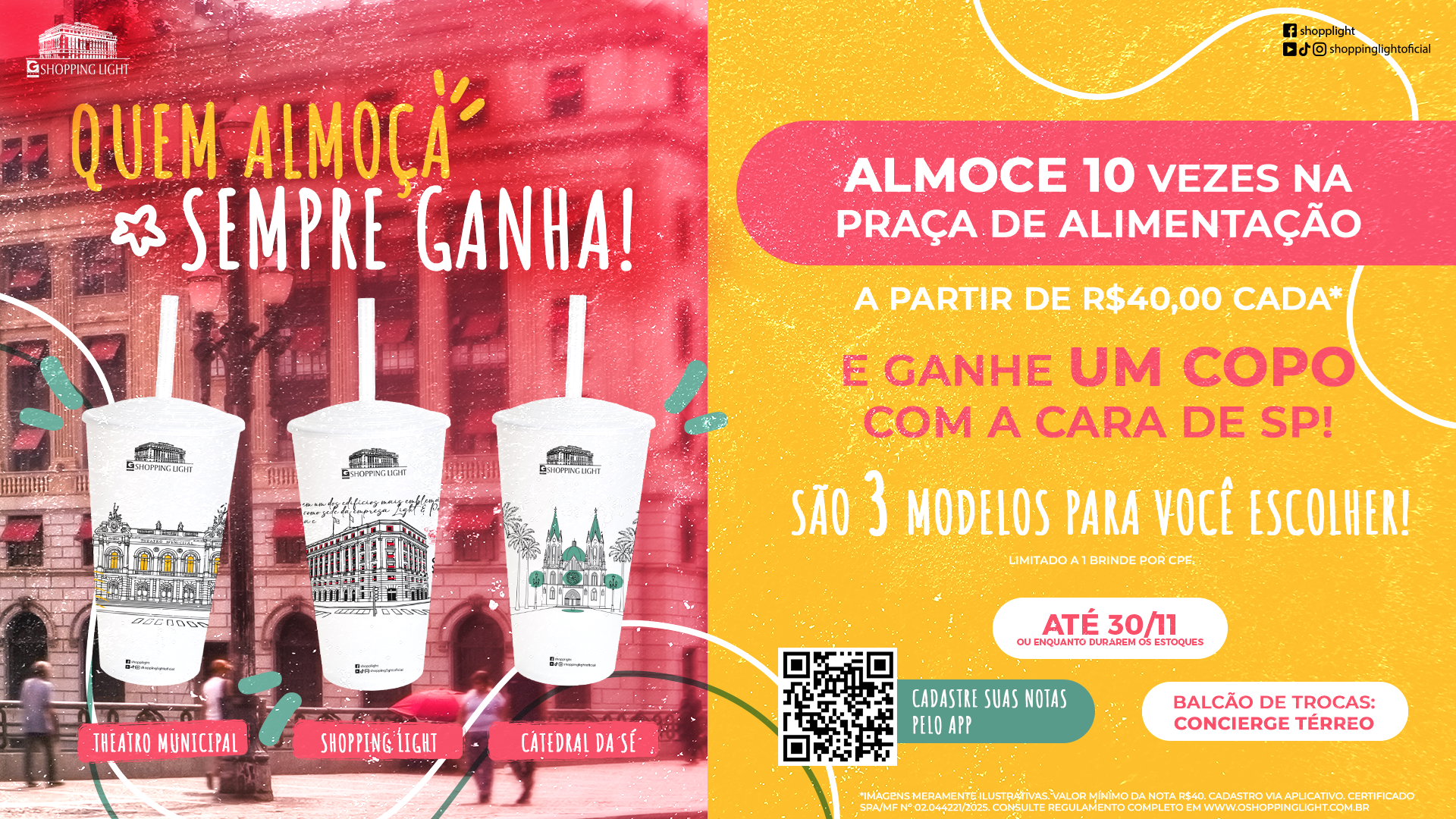 campanha da praça de alimentação 
