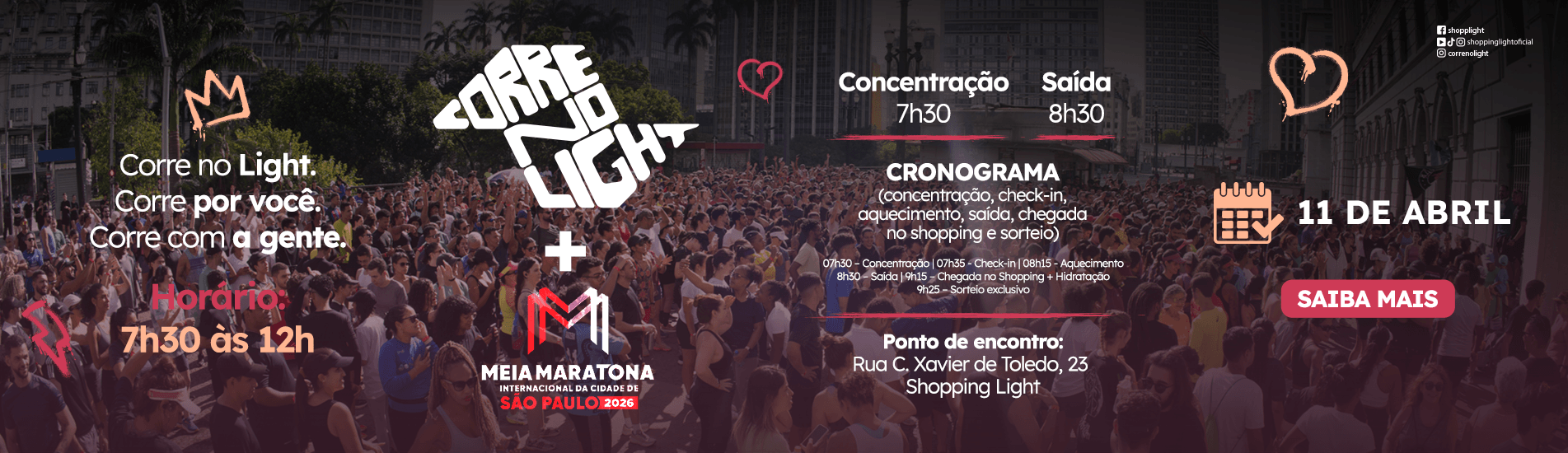 Corre no Light + Meia Maratona
