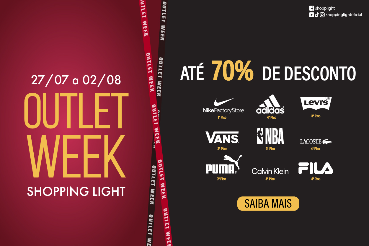 OUTLET WEEK- SHOPPING LIGHT