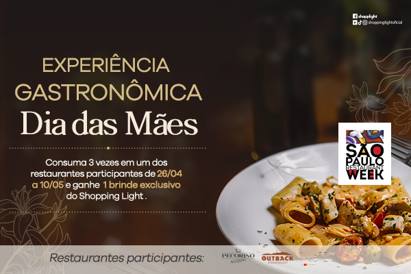 Experiência Gastronômica | Dia das Mães 