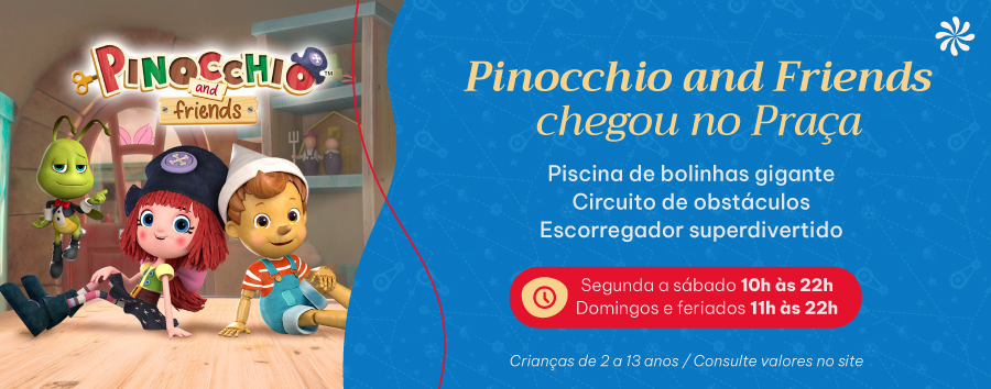 Brinquedo Pinocchio e amigos
