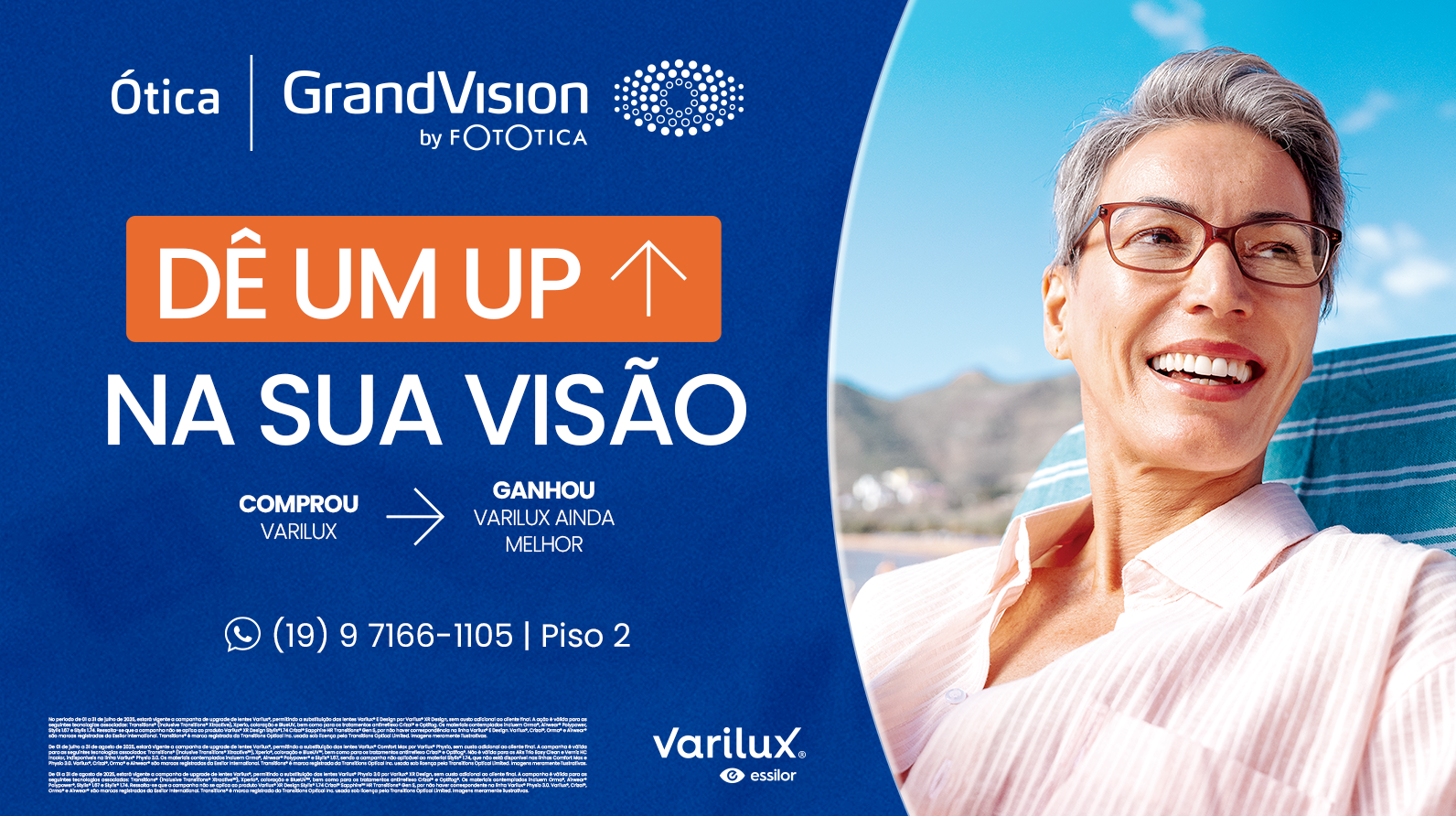 UPGRADE VARILUX GRANDVISION | SHOPPING VALINHOS