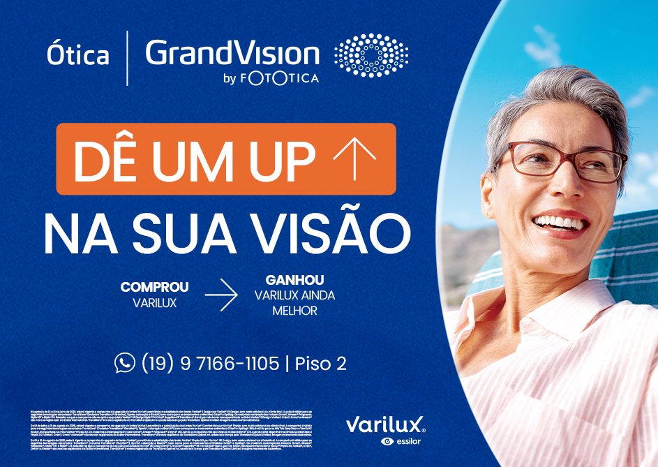 UPGRADE VARILUX GRANDVISION | SHOPPING VALINHOS