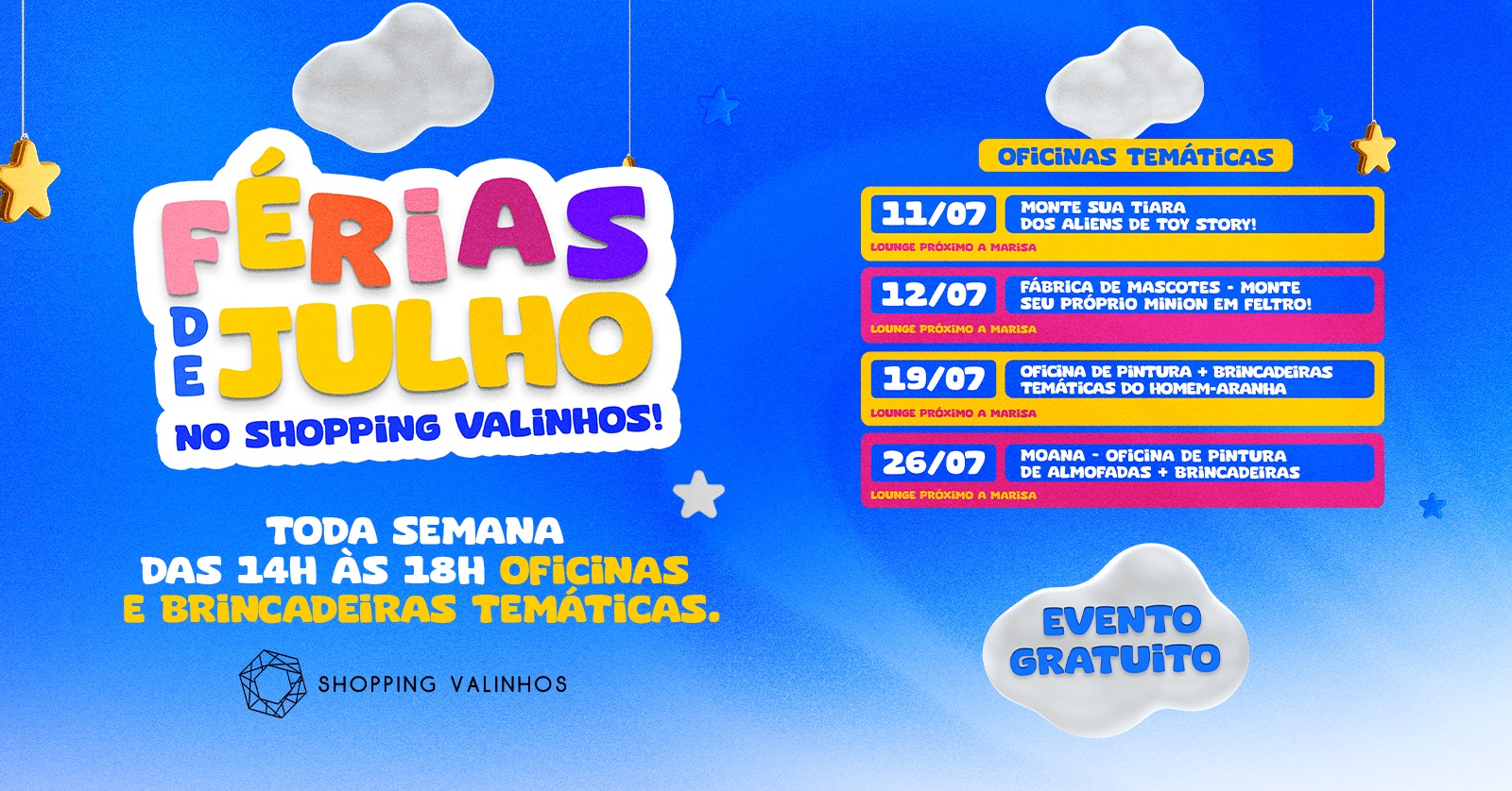 FÉRIAS JULHO