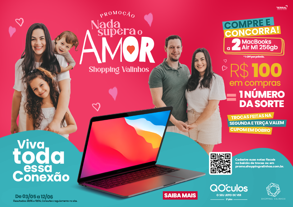 Campanha mães e namorados - Shopping Valinhos 2023
