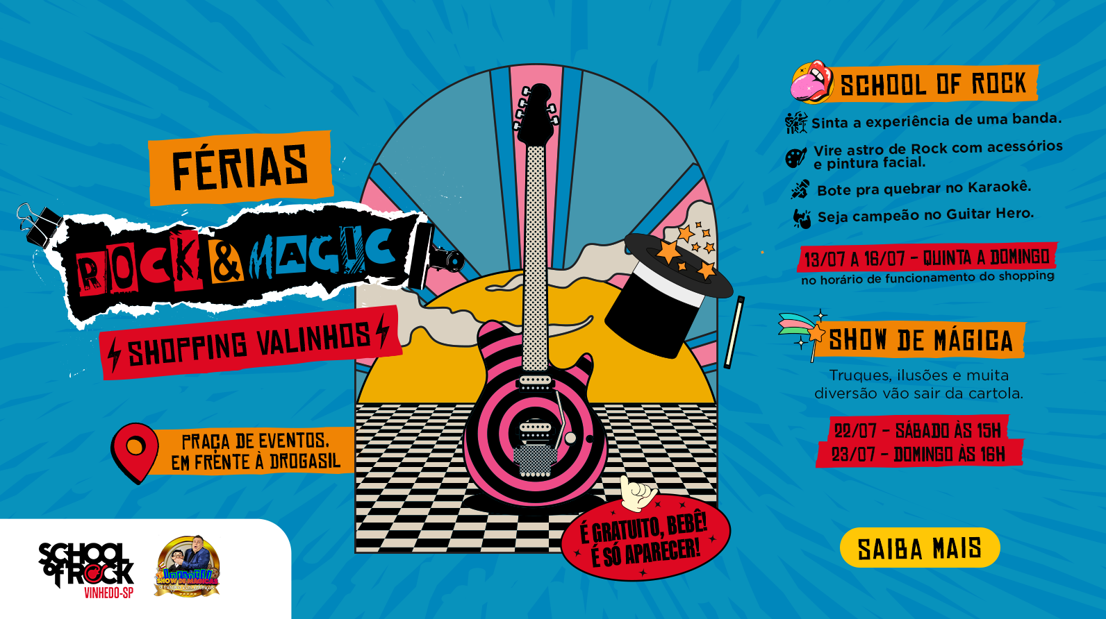 Férias Julho - Shopping Valinhos