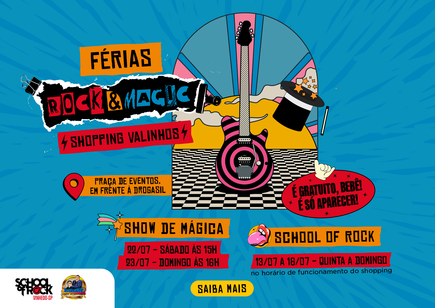 Férias Julho - Shopping Valinhos