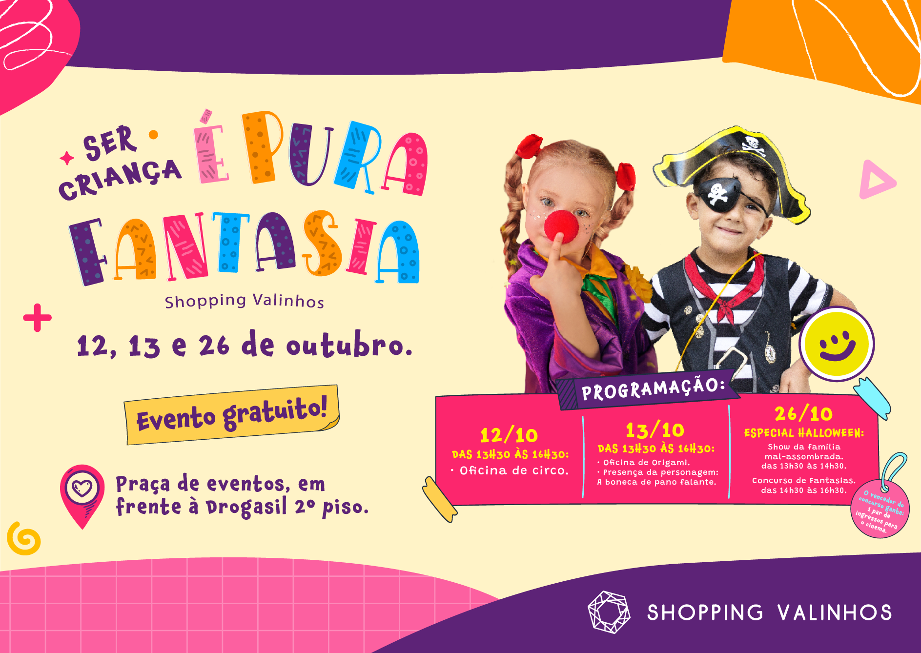 EVENTO DIA DAS CRIANÇAS - SHOPPING VALINHOS