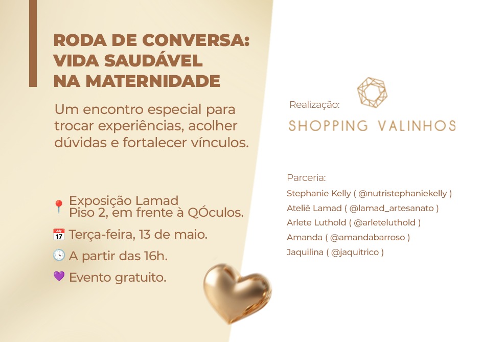 RODA DE CONVERSA | SHOPPING VALINHOS
