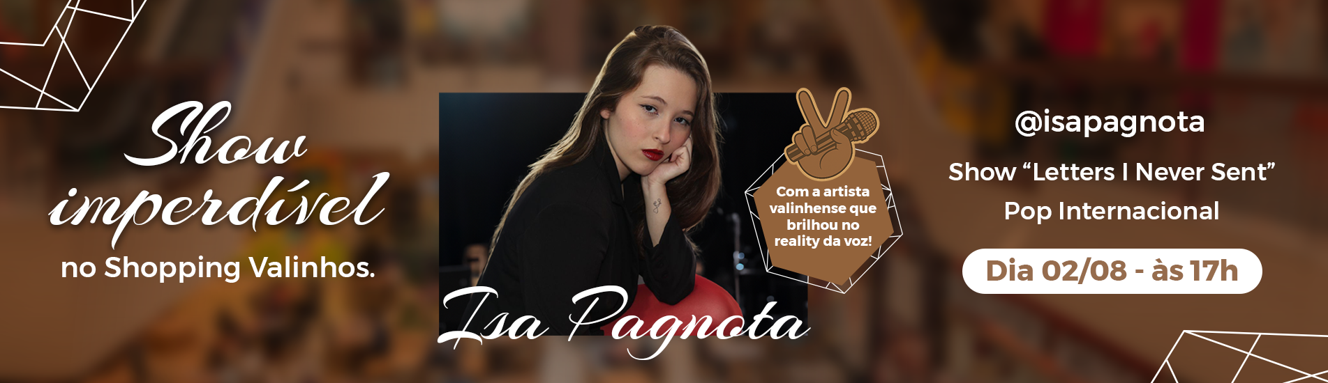 Show com Isa Pagnota | Shopping Valinhos