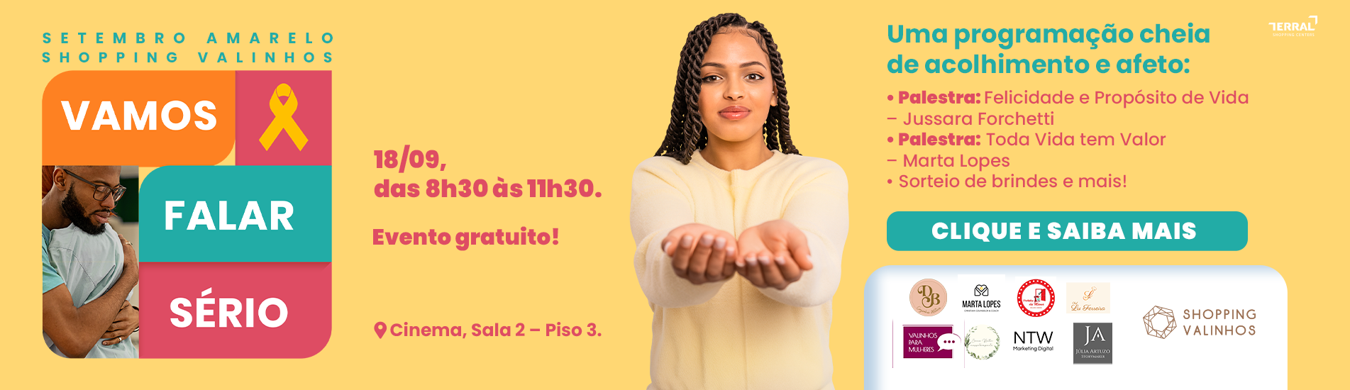 Setembro Amarelo | Shopping Valinhos