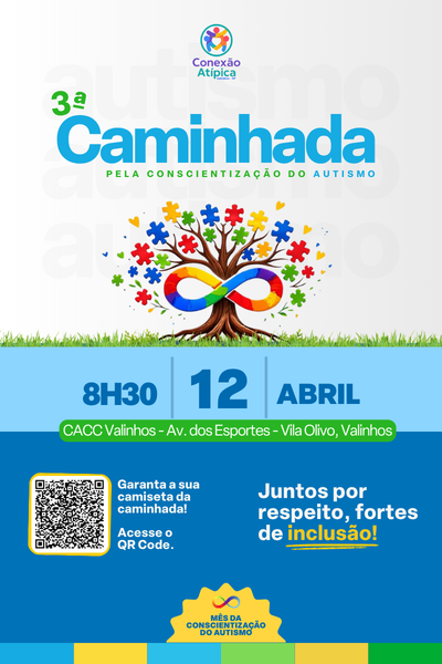 3ª Caminhada pela Conscientização do Autismo