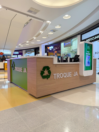 Logo da loja troque já