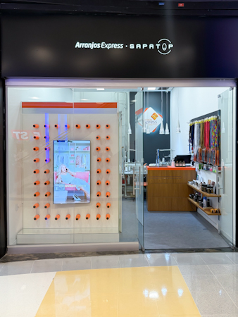 Logo da loja arranjos express