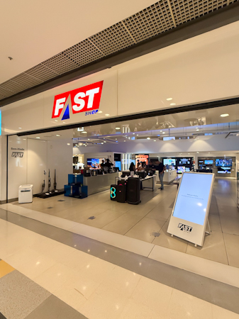 Logo da loja fast shop