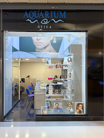 Logo da loja ótica aquarium