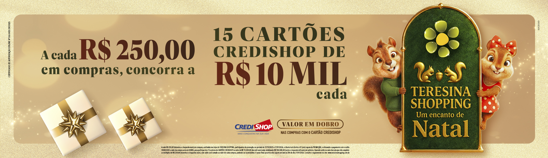 Campanha Promocional de Natal do Teresina Shopping: Um Encanto de Natal