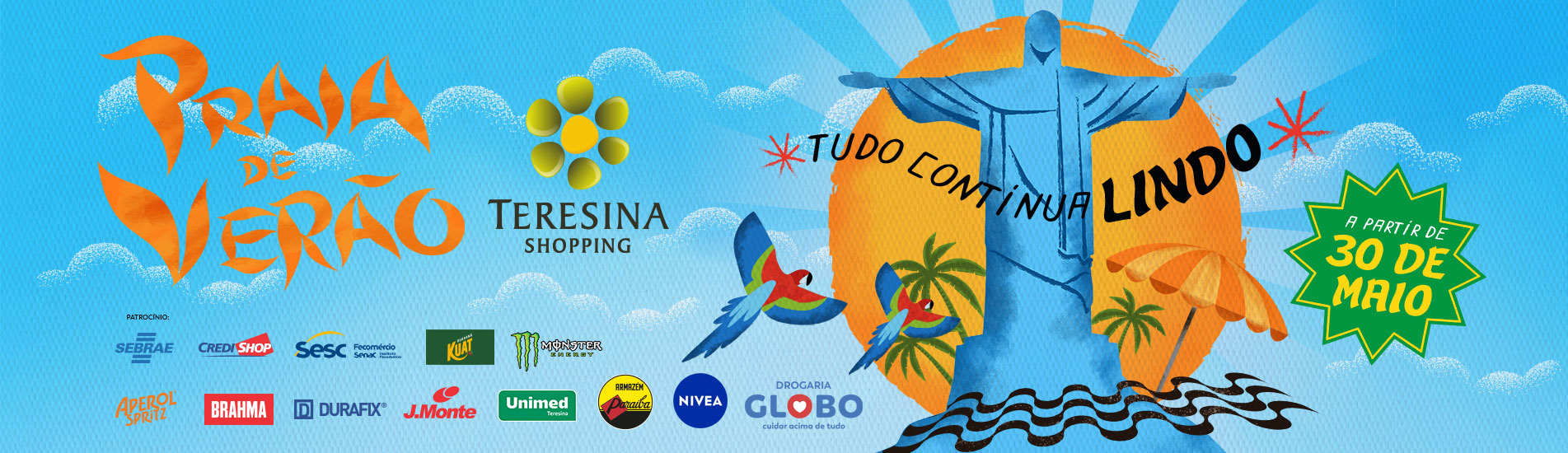 Teresina Shopping lança Praia de Verão 2025 com homenagem ao Rio de Janeiro