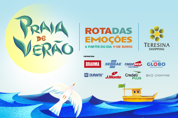 Rota das Emoções é o tema da Praia de Verão do Teresina Shopping