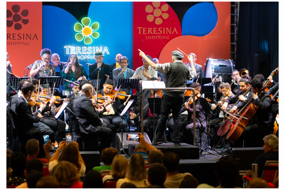 Clássicos nordestinos ecoam na Praia de Verão do Teresina Shopping em concerto da Orquestra Sinfônica e Ensaio Vocal