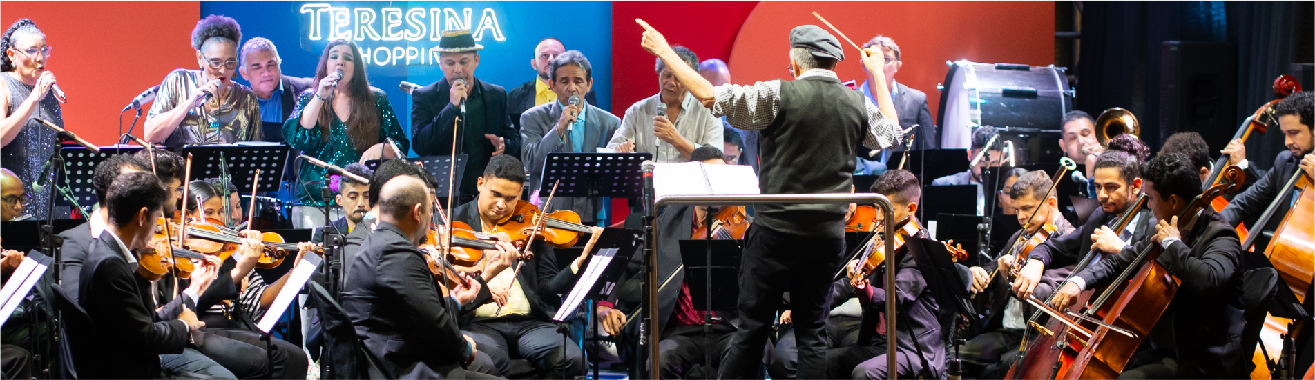 Clássicos nordestinos ecoam na Praia de Verão do Teresina Shopping em concerto da Orquestra Sinfônica e Ensaio Vocal