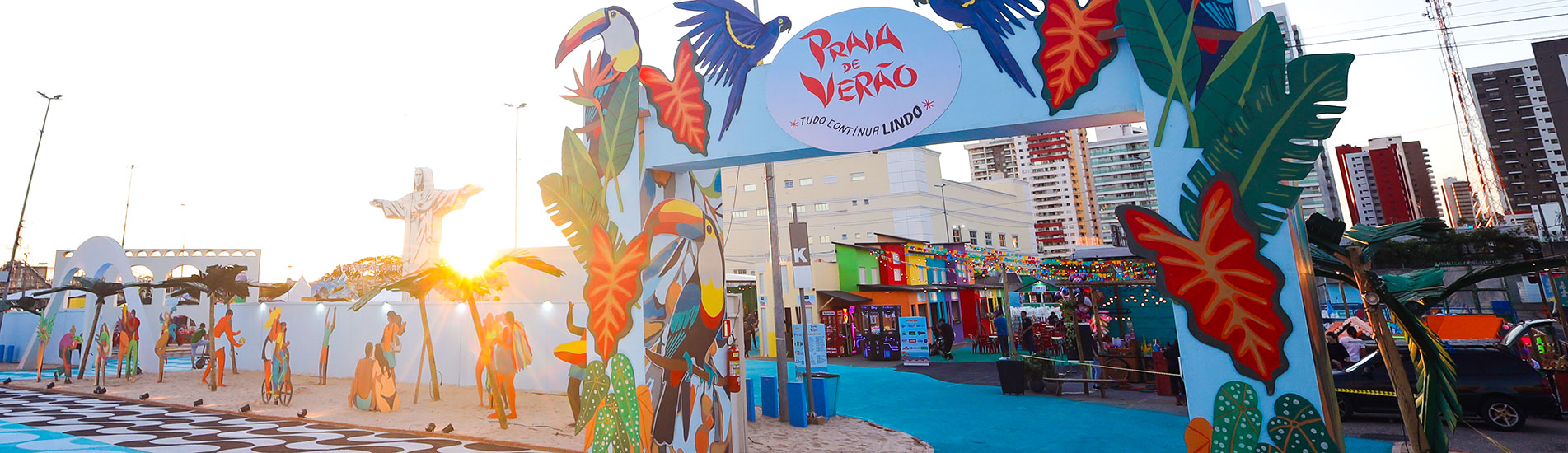 Comida boa, música e muitos cliques: Praia de Verão é o point das férias em Teresina