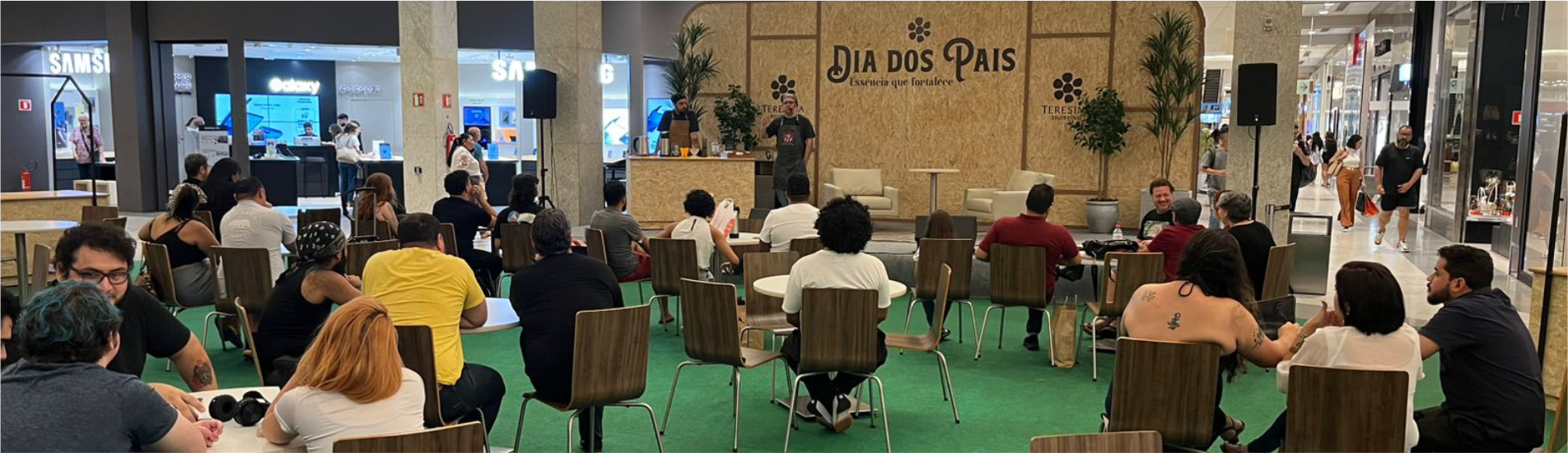 Café, Família e Descobertas: Teresina Shopping promove oficina de barismo e encanta os apaixonados pela bebida